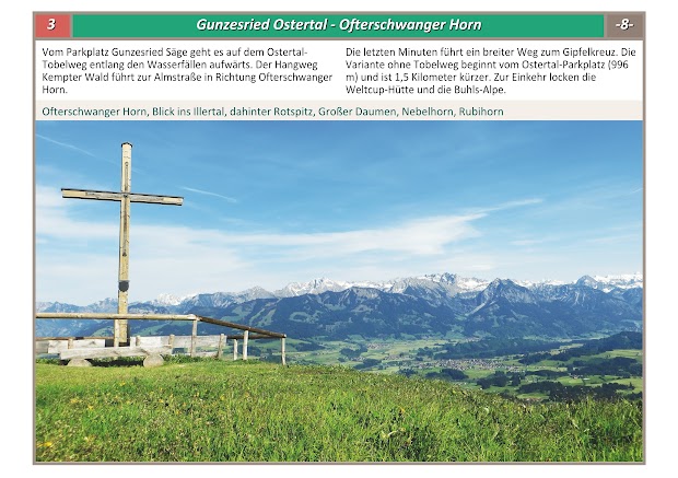 Allgäu Rundtour Nagelfluhkette Gunzesried Ofterschwanger Horn Blicke Illertal Rotspitz Großer Daumen Nebelhorn Rubihorn