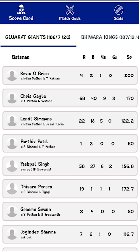 Screenshot Live Cricket TV Score LiveLine