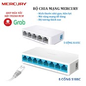 Bộ Chia Mạng 5 / 8 Cổng Switch 10/100Mbps Chia Tín Hiệu Lan Mercury S105C S108C - Bảo Hành 12 Tháng 1 Đổi 1