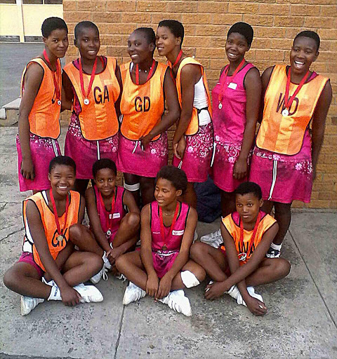 CRUSHING DISAPPOINTMENT: Falakahla JSS U15 netball team in Dutywa, provincial league champions three years in a row, might have to forfeit a chance to represent the Eastern Cape in the national finals in Boksburg this weekend now that the government has pulled the rug from under their feet Picture: SUPPLIED