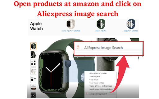 Search by Image on AliExpress