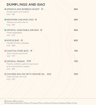 Sesame - Hyatt Centric menu 5