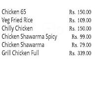 Mr Shawarma menu 2