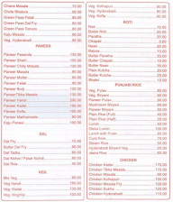 Om Sai Family Resturant menu 2