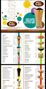 Cafe creme menu 1