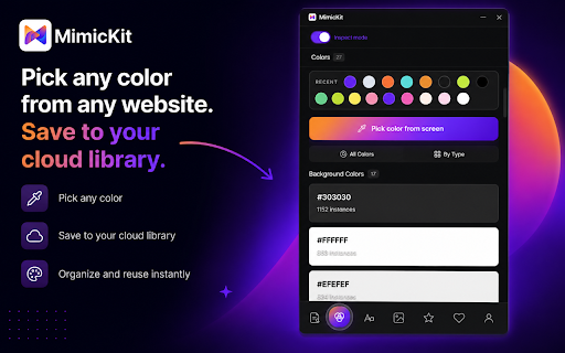 CSS Inspector & Color Picker — MimicKit screenshot 4