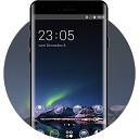 Herunterladen Nature theme aurora filled night wallpape Installieren Sie Neueste APK Downloader