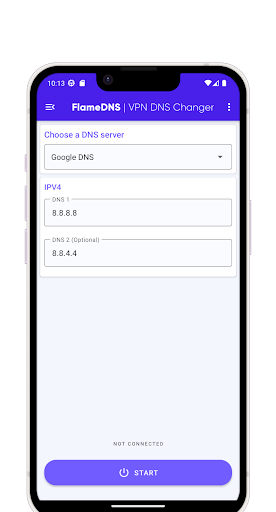 Screenshot FlameDNS - Fast & Secure Surf