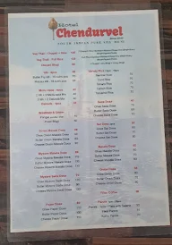 Hotel Chendurvel menu 2