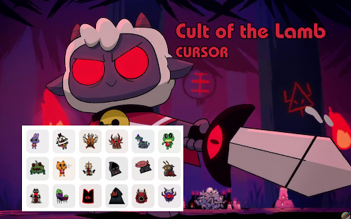 Cult of the Lamb Cursor - Game Cursor for Chrome screenshot 1