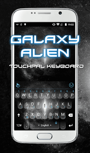 Galaxy Alien Keyboard Theme