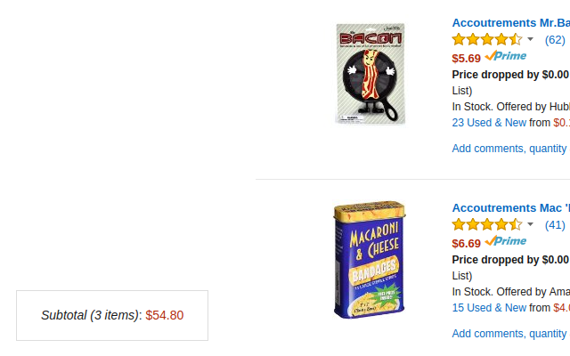 Amazon Wish List Total Preview image 3