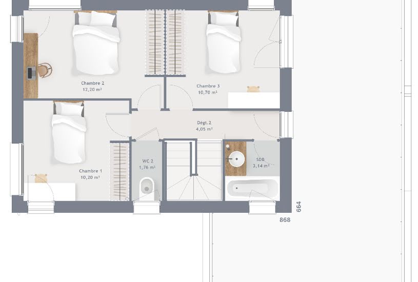  Vente Terrain + Maison - Terrain : 1 100m² - Maison : 115m² à Puiseaux (45390) 