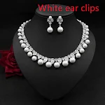 White ear clips