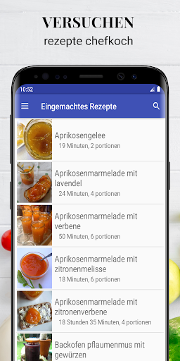 Eingemachtes (Einkochen) rezepte kostenlos offline