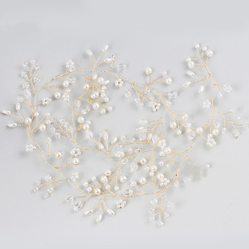Title 9, Pearl Hair Band Photo Studio Wedding Travel Pho...