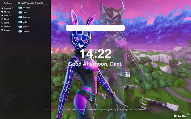 Bunnywolf Fortnite Wallpapers New Tab