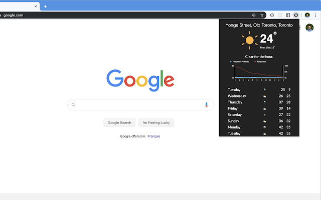 Absolute - The Simple Weather App chrome extension