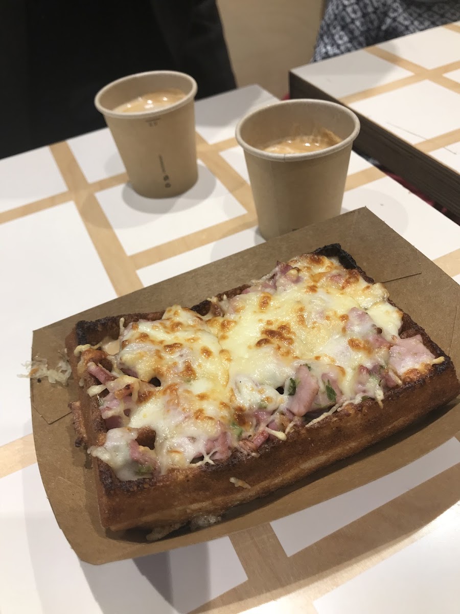 Croque Monsieur waffle