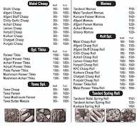 Manpasand Chaap menu 1