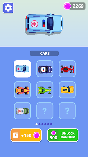 Screenshot Car puzzle:  Draw a escape