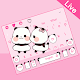 Download Live Panda Love Keyboard Theme For PC Windows and Mac 10001001