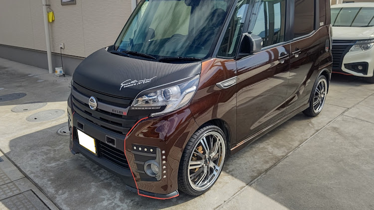 デイズルークスのタイヤ・ホイール交換・デイズルークス・ノーマルタイヤに交換・洗車・B21Aデイズルークスハイウェイスターに関するカスタム事例の投稿画像4枚目