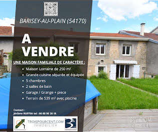 maison à Barisey-au-Plain (54)
