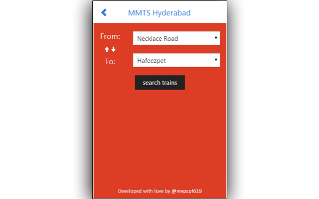 MMTS Time Table Preview image 0