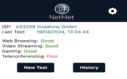 NetMet: Internet Performance Check Tool