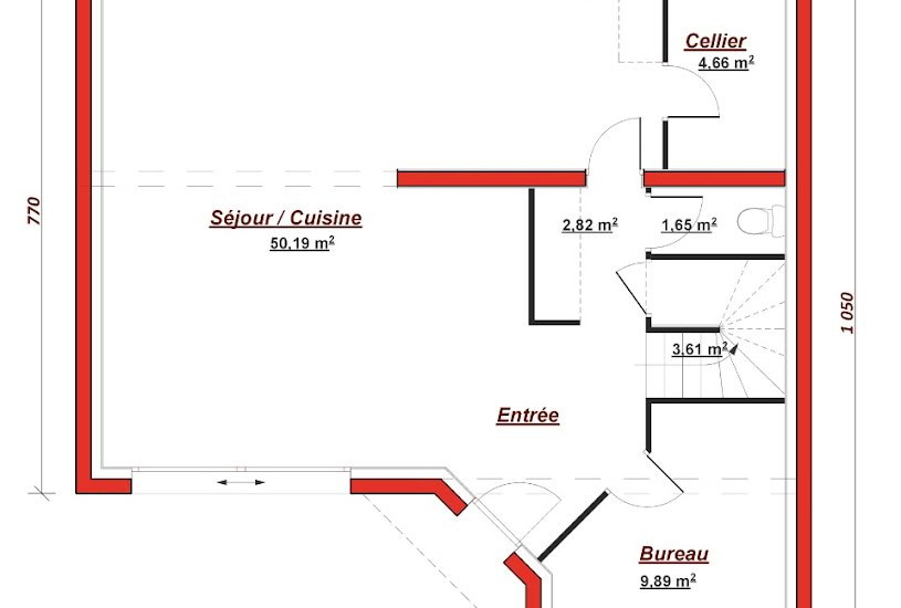  Vente Terrain + Maison - Terrain : 508m² - Maison : 140m² à Vémars (95470) 