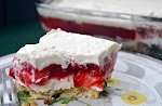 Aunt Gladys' 4-Layer Strawberry Dessert was pinched from <a href="http://www.yankeemagazine.com/recipe/aunt-gladys-4-layer-strawberry-dessert" target="_blank">www.yankeemagazine.com.</a>