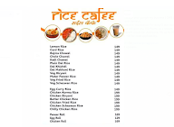 Rice cafee menu 1