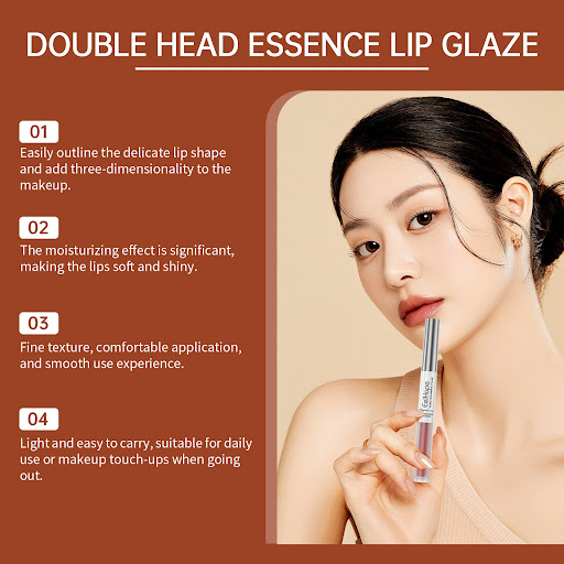 Title 7, Double-headed Lip Liner Lip Lacquer Pen Two-in-one