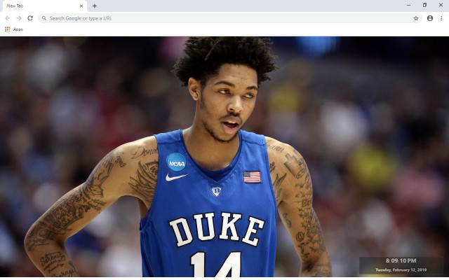 Brandon Ingram New Tab Theme