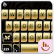 Gold Butterfly Keyboard Theme