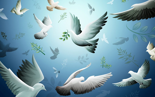 Doves in Flight Carrying Hope Through the screenshot 2