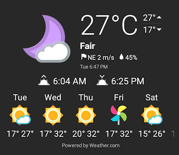 Marshm ☀️ HD Weather Icons for Chronus - náhled