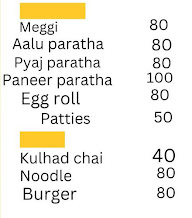 Chai Sutta Or Yari menu 1