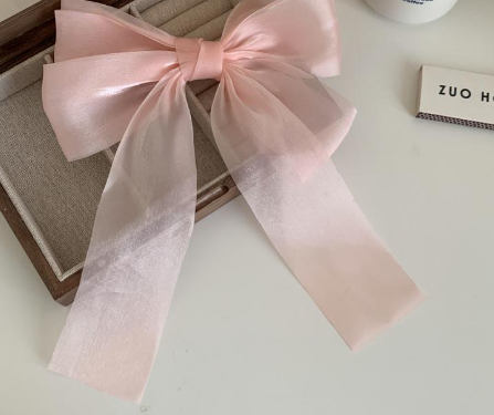 Title 3, Female Sweet Desire Mesh Bow Hair Clip. Elevate...