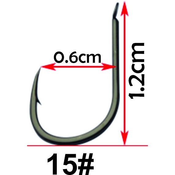 Hộp 100 Lưỡi Câu Khuy Tròn ( Mã W )