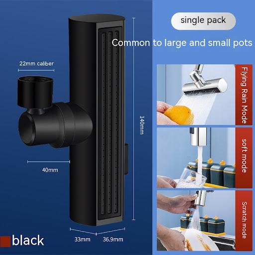 Title 3, Kitchen Faucet Splash-proof Universal Sprinkler...