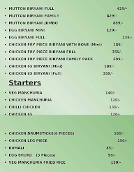 Desi Shawarmas menu 3