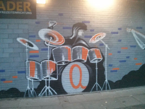 Drumkit Mural 