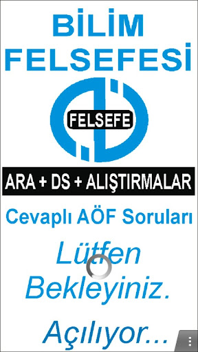 AÖF BİLİM FELSEFESİ