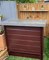 wasted area so a bar was asked for by the customer