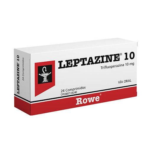 Trifluoperazina Leptazine 10 Mg X 24 Comprimidos Rowe 10 mg x 24 Comprimidos