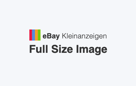eBay-Kleinanzeigen Show Full Size Images Preview image 0
