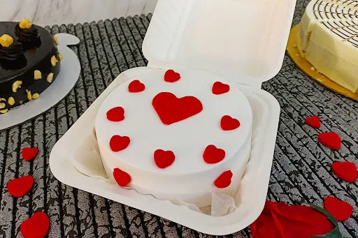 Red Heart Bento Cake