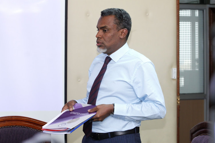 Director of Public Prosecution Noordin Haji during a press briefing in Nairobi on July 25, 2019.